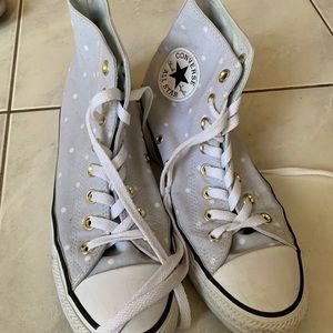Polka dot converse